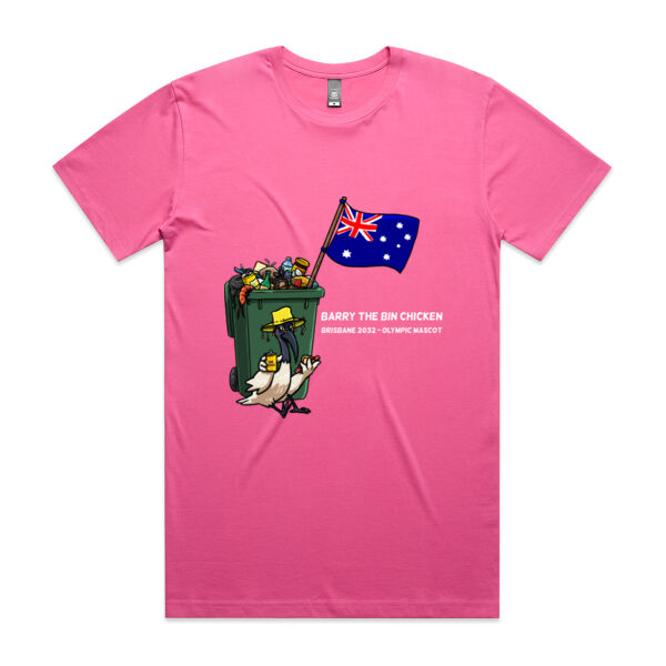 'Aussie Barry' T Shirt White Text (Womens cut) Thumbnail